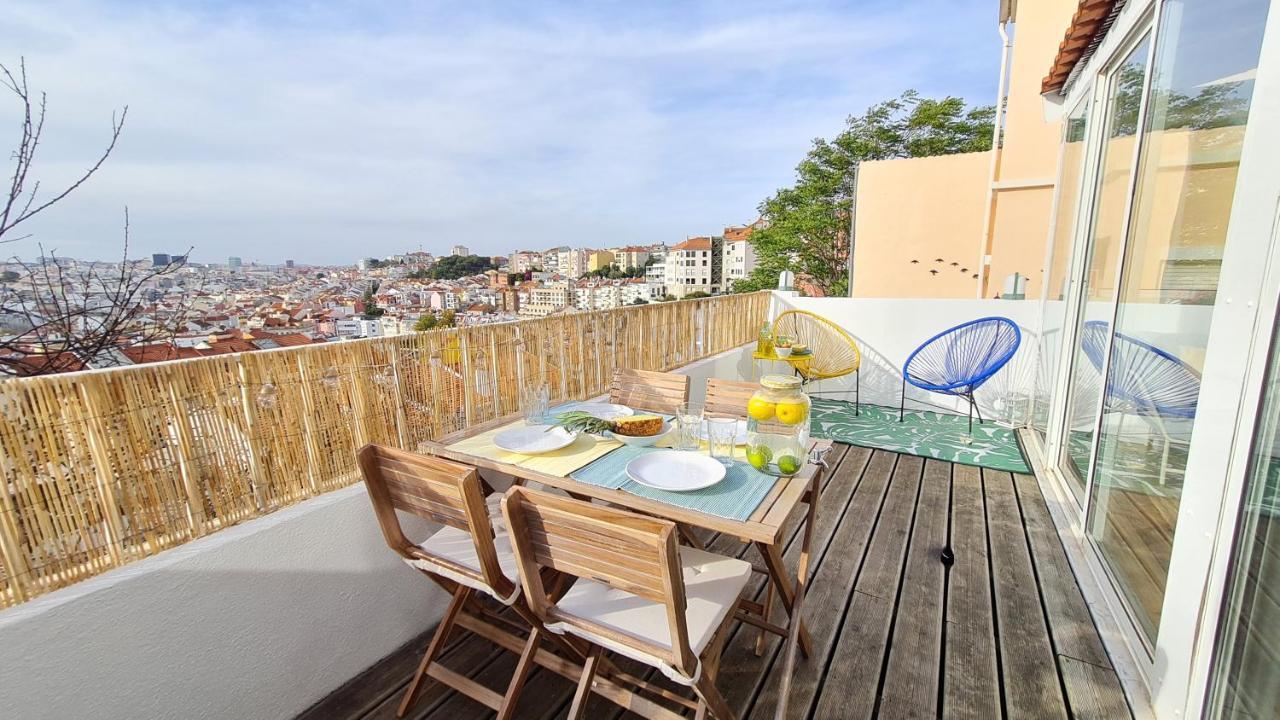 Happy Stay Lisbon - Suite With A View, Private Terrace & Ac المظهر الخارجي الصورة