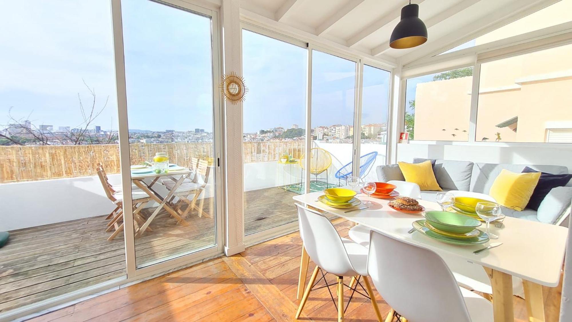 Happy Stay Lisbon - Suite With A View, Private Terrace & Ac المظهر الخارجي الصورة
